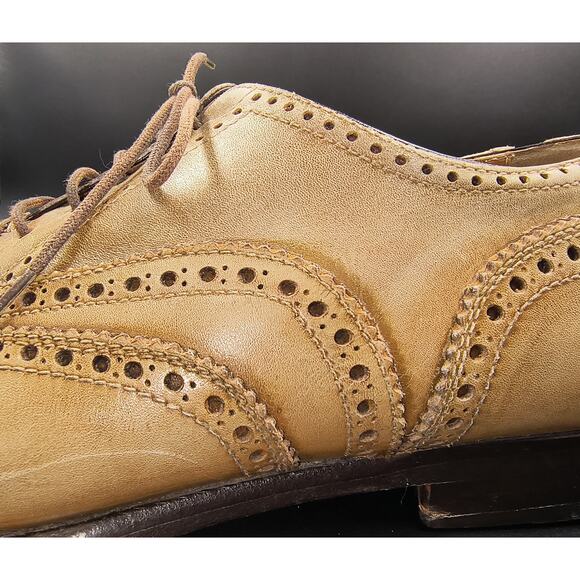 Antonio Maurizi Italian Leather Brogue Wing Tip Dress Shoes - Size 45 main image 10